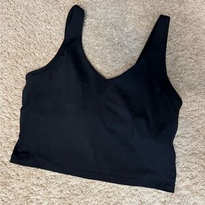 Black sports bra